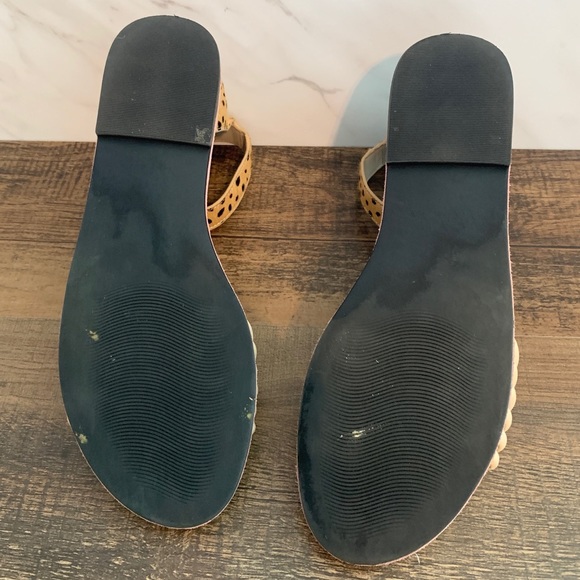 Lori Goldstein Leopard Calf Hair Sandals - Picture 6 of 6